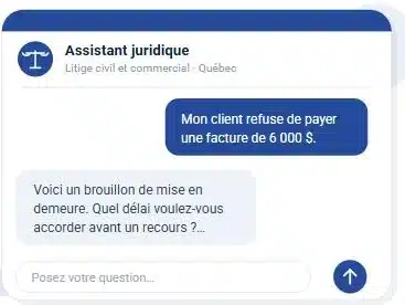 Générateur de mise en demeure de la Compagnie abg&cj, exemple de lettre